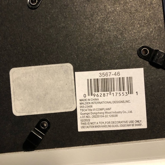 Malden International Designs Grandkids Picture Frame Gray White 5.5” x 3.5” - Picture 4 of 6